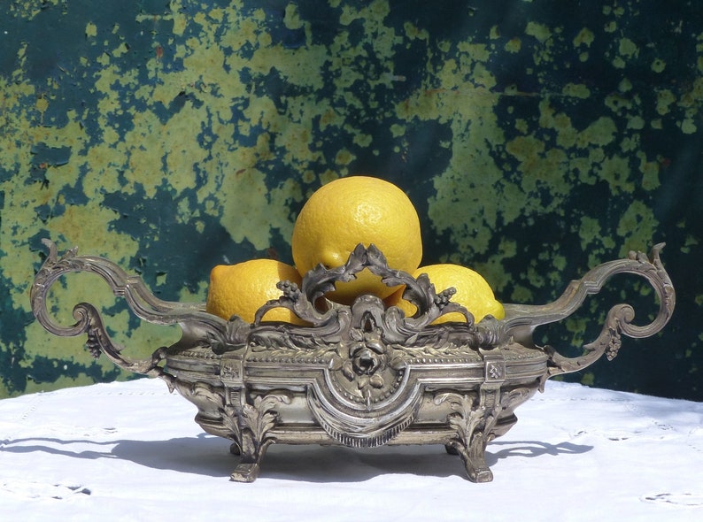 French Decor French Metal Planter French Rococo Planter French Rococo Plant Pot LARGE French Classical Jardiniere Metal Jardiniere