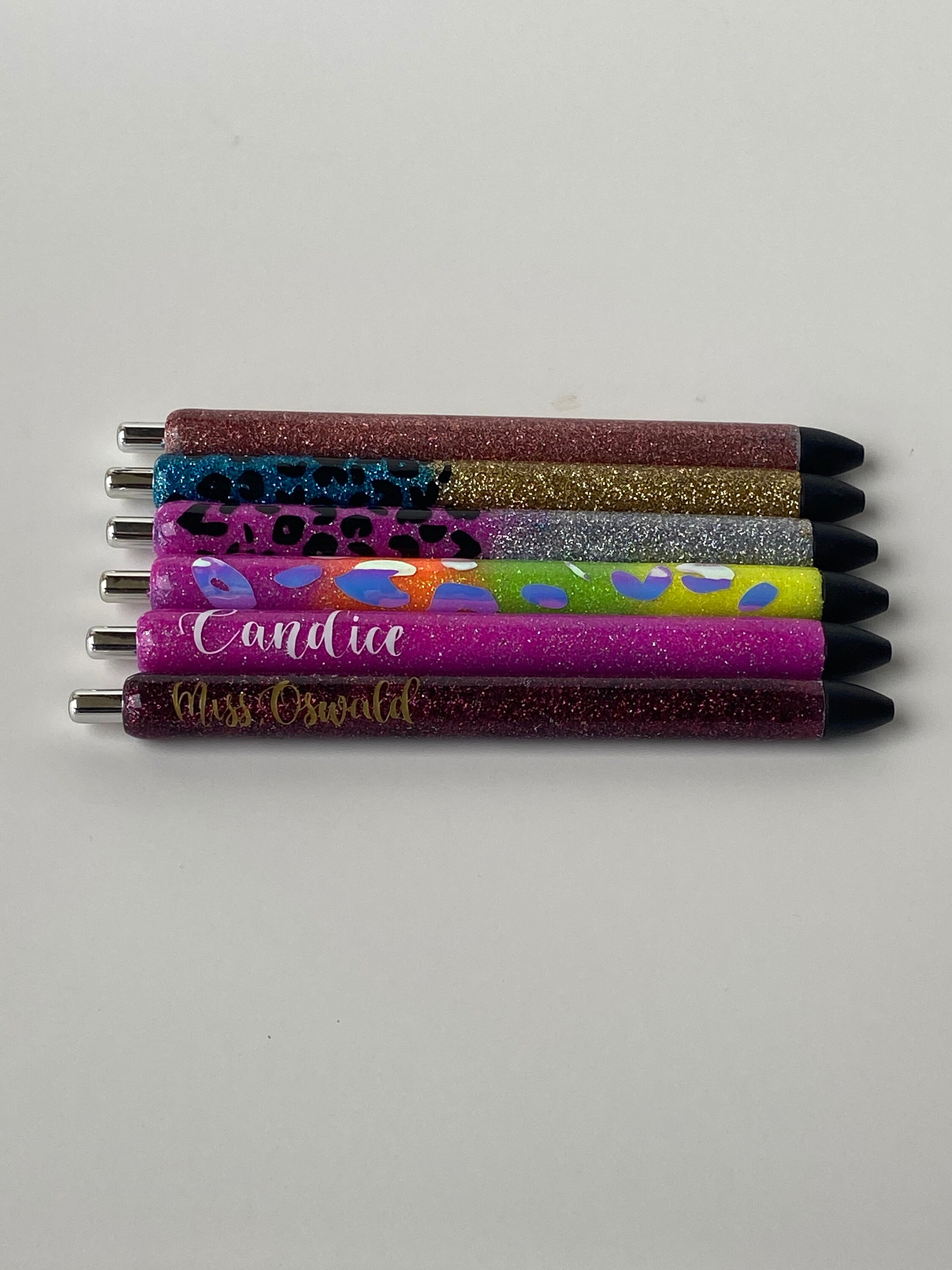 Custom epoxy pens Etsy