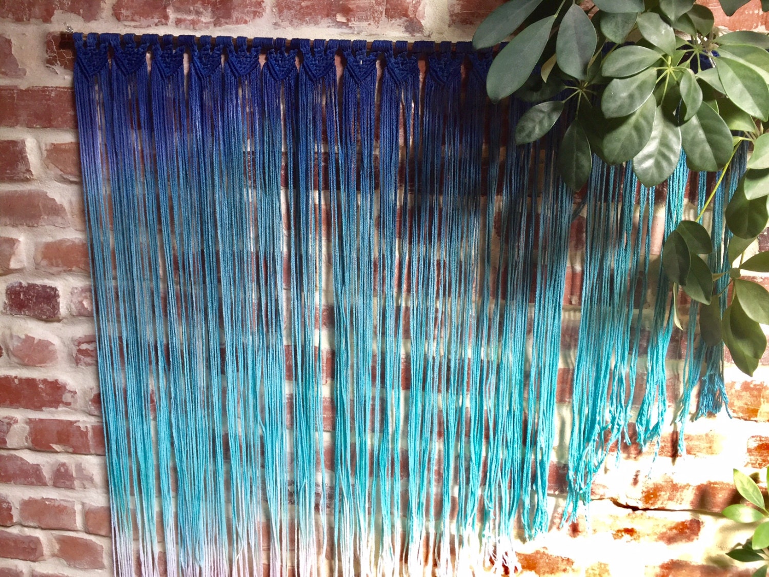 Macrame Wall Hanging on dowel rod Etsy