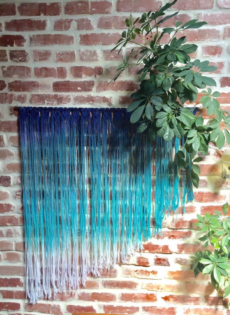 Macrame Wall Hanging on dowel rod Etsy