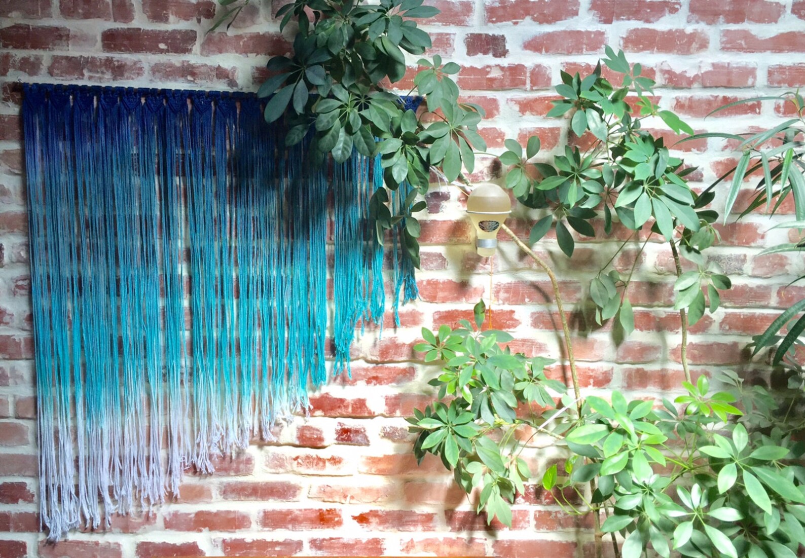 Macrame Wall Hanging on dowel rod Etsy