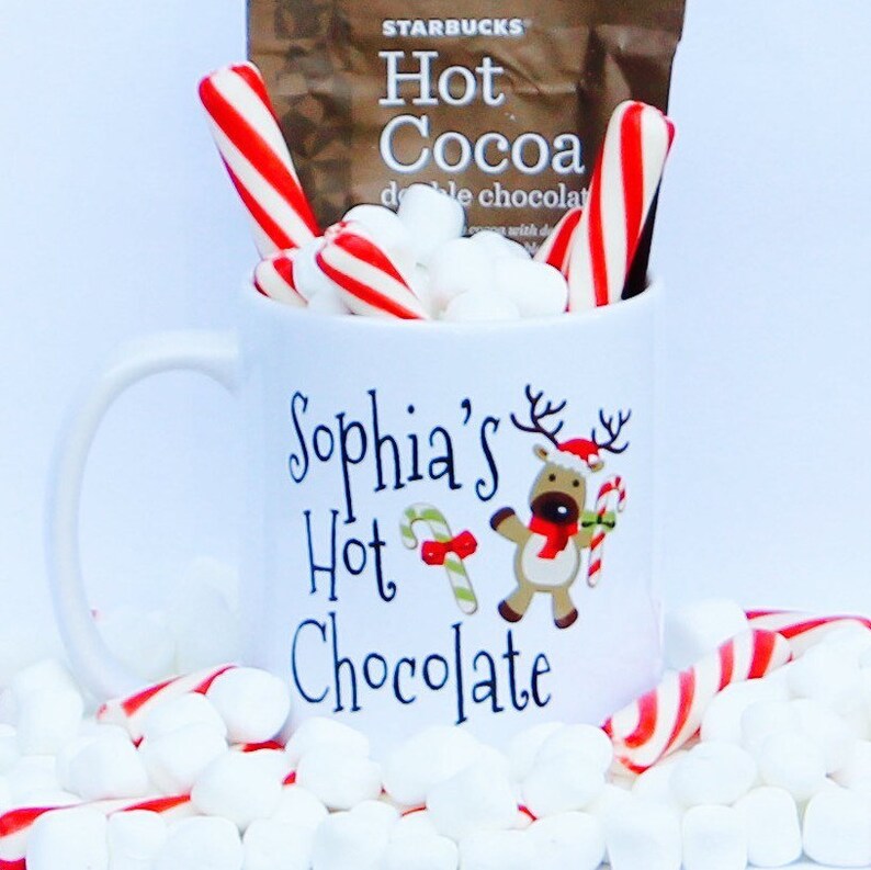 Hot Chocolate Mug for Kids Christmas Hot Chocolate Mugs for Etsy