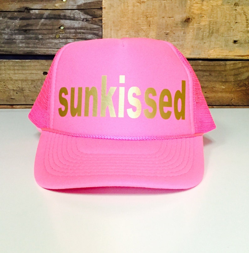 Sunkissed Trucker Hat Sunkissed Hat Mermaids Beach Hat | Etsy