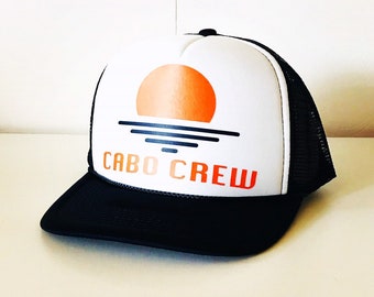 Cabo Crew Trucker Hats | Cabo Crew Hats | Hats for Cabo | Group Hats for Cabo | Cabo Crew | Mexican Vacation Hats | Gifts for your crew