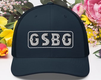 Greensky Blue Grass inspired GSBG Trucker Cap - Full embroidery