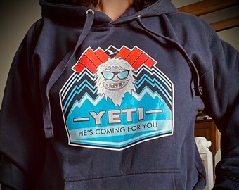 Goose Inspired - Yeti - He's Coming For You *See Sizing Note*- Unisex Hoodie - Goose Band