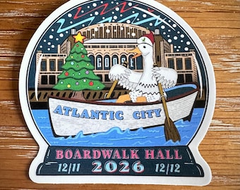 Goose band inspired Goosemas 2026 Boardwalk Hall Atlantic City  Stickers