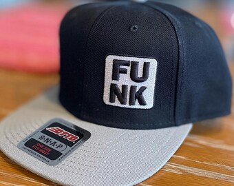 FUNK flat brim hat - Celebrating the funk music of today - Pigeons Playing Ping Pong, Lettuce, Turkuaz, Phish and more