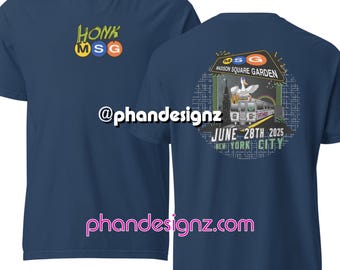 Goose Band Inspired MSG 2025 Shirt - 2 Sided Design Unisex