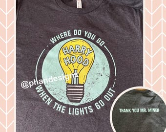 Phish Inspired Harry Hood - Lot Style 2 Sided - Light Bulb Unisex Shirt
