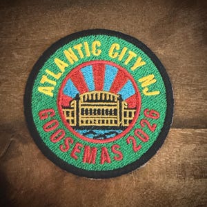 Goose Band Inspired Goosemas 2026 Embroidered patches