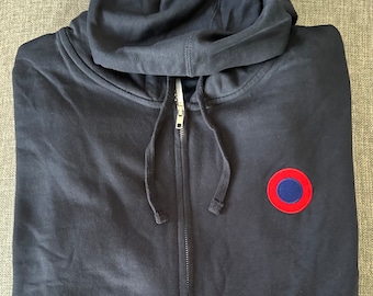 Phish inspired Embroidered Donut Zip Hoodie - fully embroidered designUnisex