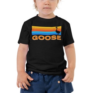 Goose Retro Kid Toddler Short Sleeve T-Shirt | Goose Kids Shirt Kid