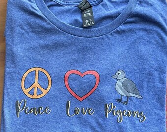 PPPP Inspired Women's Shirt - Peace Love Pigeons - P4 T Shirt