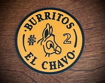 Eggy band inspired Buritos El Chavo #2 stickers slaps