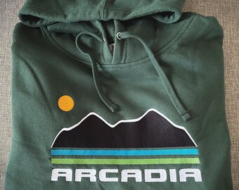Goose band inspired fully embroidered Arcadia Hoodie - Unisex midweight hoodie