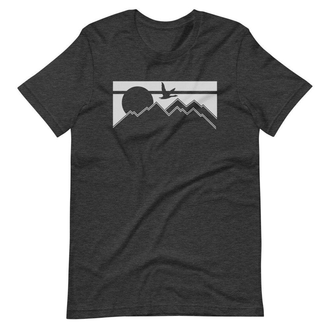 Goose Inspired Retro Mountain Print T Shirt Goose Band Shirt - Etsy