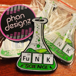 FuNK for Science Pin &quot;LimeAde&quot; - Soft Enamel Pin - Pigeons P4 PPPP Fan Art - Pigeons Playing Ping Pong pin