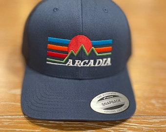 Goose band inspired Arcadia Trucker style hats - SnapBack