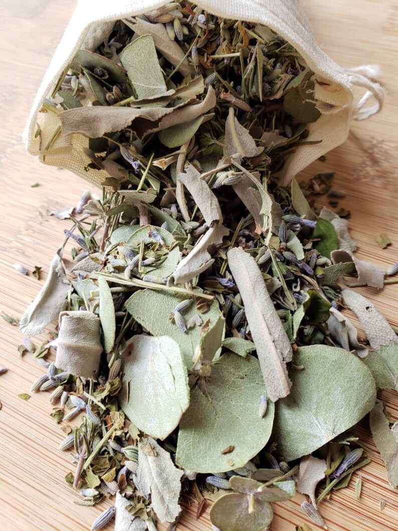 Herbal Steam Eucalyptus White Sage Peppermint Lavender Etsy