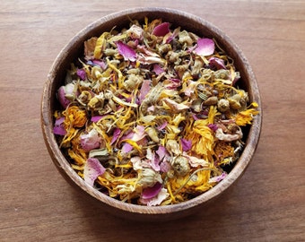 Herbal Tea, Mama Relaxation Blend, Organic, Chamomile, Rose, Lavender, Calendula, Calming, Soothing, Gift Idea, New Mom