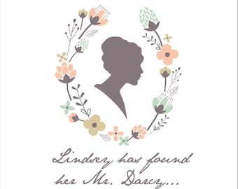 Jane Austen Invitation {PRINTABLE - fits #10 envelope}} // Bridal Shower // Bridal Tea
