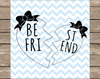 Free Free 55 Best Friends Heart Svg Free SVG PNG EPS DXF File