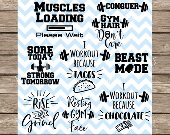 Download Workout svg | Etsy