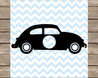 Bug Car Cricut Etsy