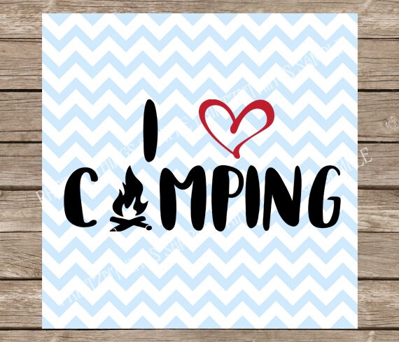 Camping svg I Love Camping svg I Heart camping svg camp | Etsy