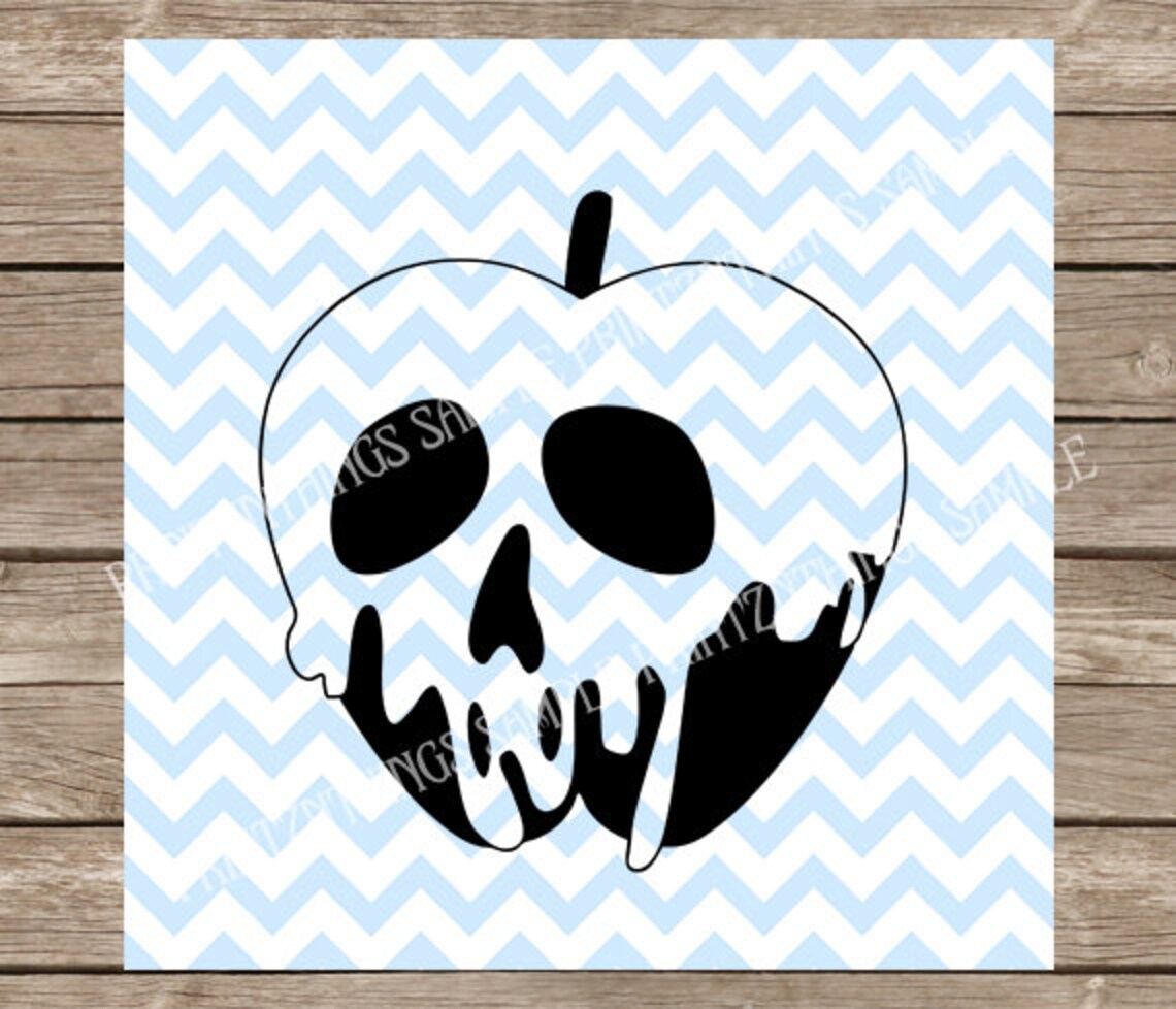 Download Poison Apple svg Snow white svg Evil Queen Disney svg | Etsy