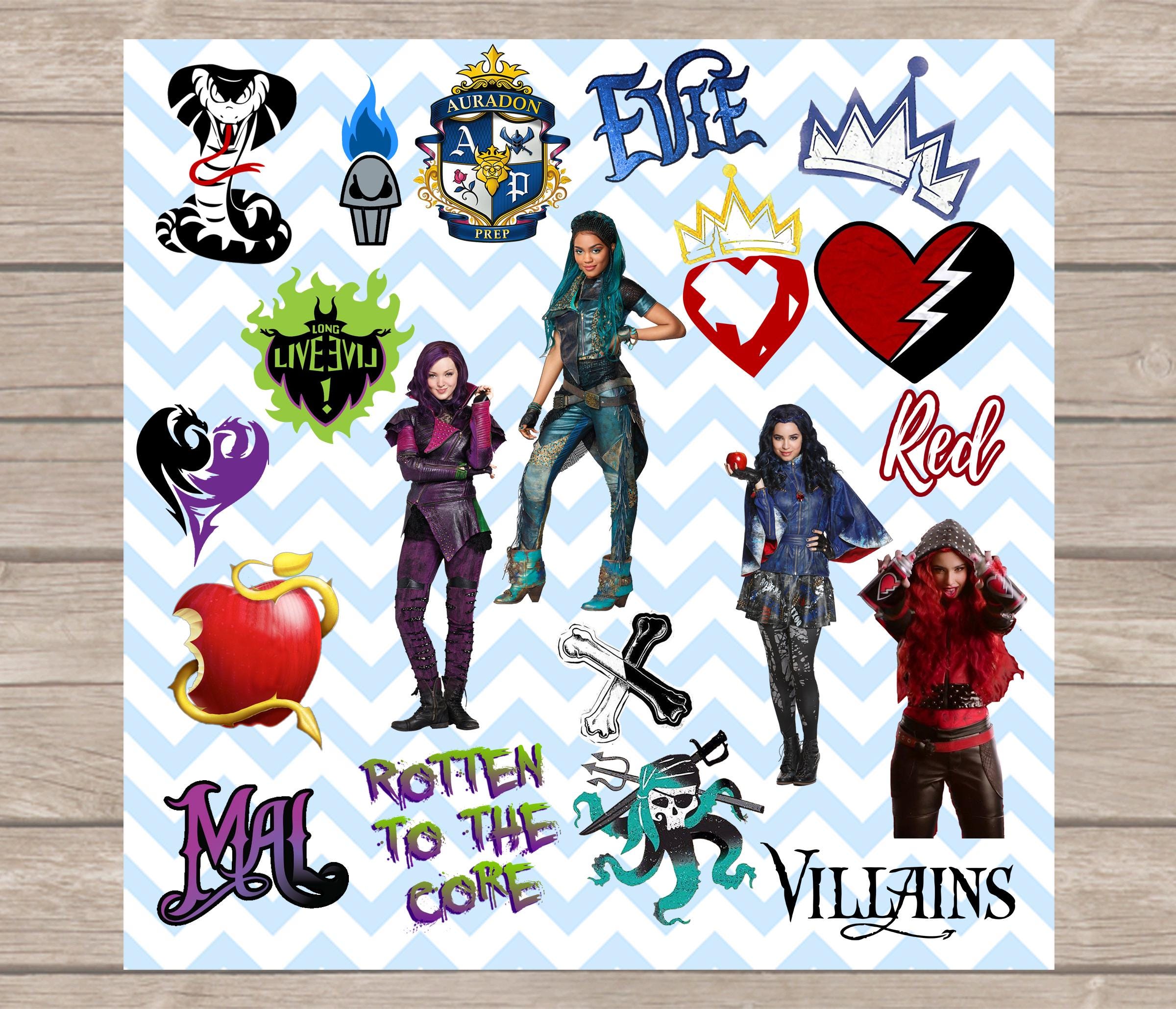 Descendientes Set De Dibujo Y Calcamonias – North To You, image size:2400x2059