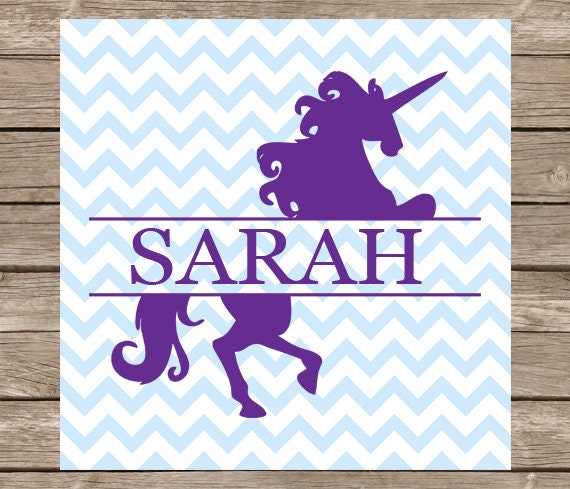 Download Free Unicorn Svg Unicorn Monogram Unicorn Monogram Svg Split Etsy SVG Cut Files
