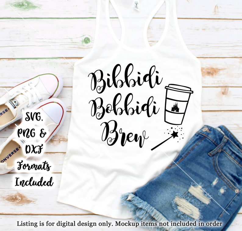 Download Disney svg Coffee svg Bibbidi Bobbidi Brew Cinderella svg ...