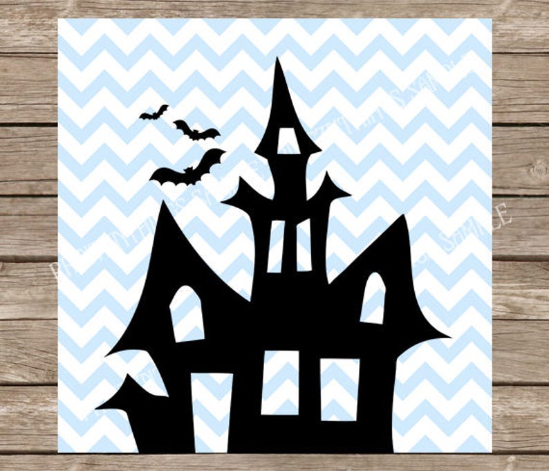 Download Halloween svg Haunted House svg Haunted House Bat svg | Etsy