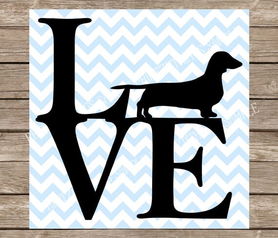 Download Love svg dachshund svg pet pet svg Dog svg dog | Etsy