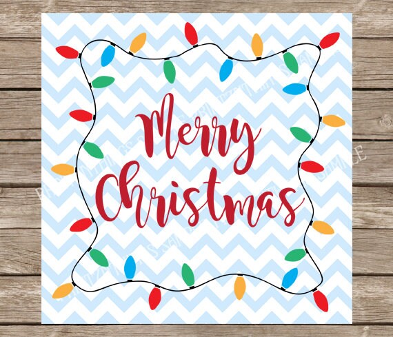 Download Free Christmas Svg Christmas Lights Svg Merry Christmas Svg Etsy SVG DXF Cut File