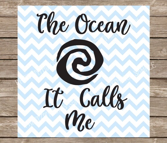 Disney Svg Moana Svg Ocean Svg Nautical Svg Hawaii Svg Te Etsy