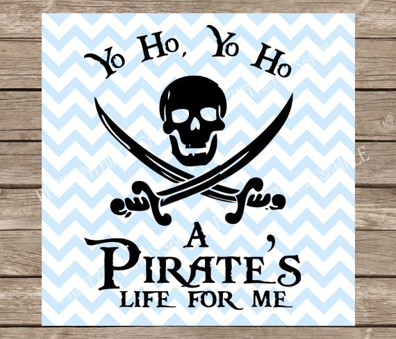 Yo Ho A PirateS Life For Me SVG, Disney SVG, Mickey Head SVG - SVG Secret  Shop