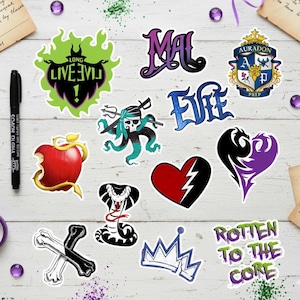 Nachkommen PNG Clipart, Auradon Prep Rise of Red Queen of Hearts Logo Bild 2