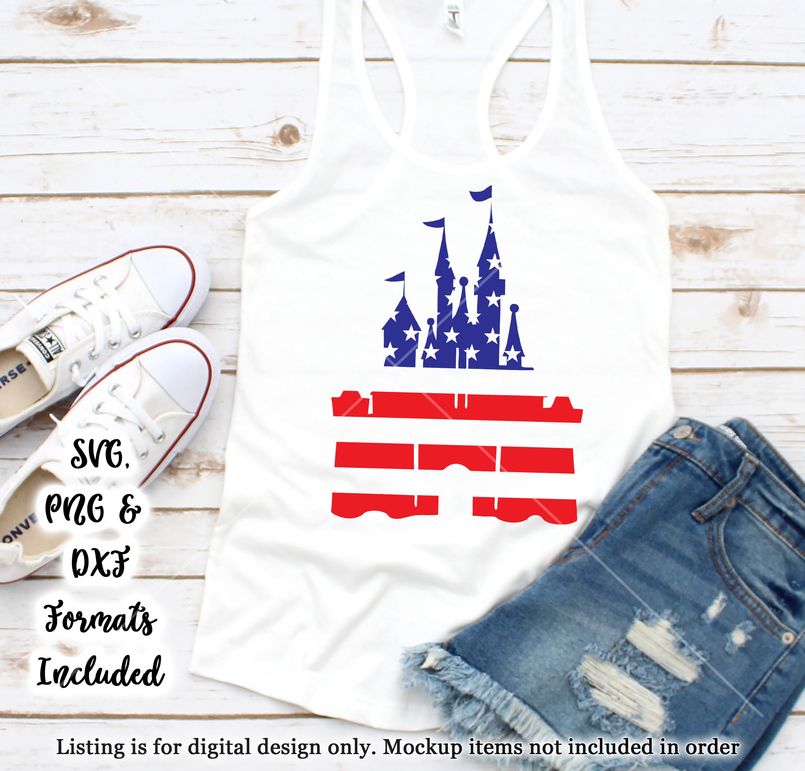 Download July 4th svg Disney svg Disney Castle svg 4th of July | Etsy