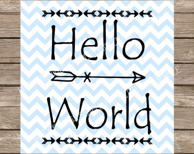 Helloworld Svg Sign This item is unavailable - Etsy