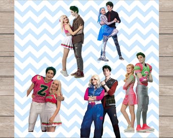 Paquete de imágenes prediseñadas de Zed y Addison Zombies de Seabrook High