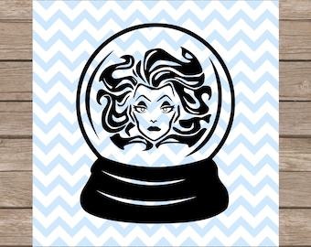 Madame Leota Seance Crystal Ball The Haunted Mansion SVG Cut File