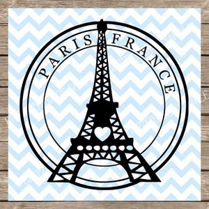 Paris france svg, Paris svg, Eiffel Tower svg, Love svg, French, travel svg, romantic svg, cute svg, svg files for cricut, svg silhouette