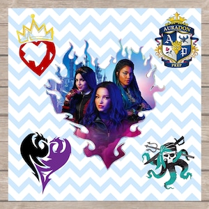 Descendants PNG Clipart - Auradon Prep, Mal, Evie, Uma Transparent Background Images