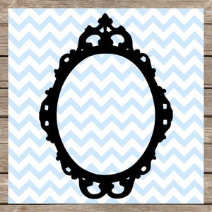 Magic Mirror SVG PNG Evil Queen Magic Mirror Beauty Cutting File Cricut Silhouette Graphic File