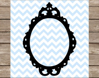 Magic Mirror SVG PNG Evil Queen Magic Mirror Beauty Cutting File Cricut Silhouette Graphic File