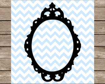 Espejo Mágico SVG PNG Reina Malvada Espejo Mágico Belleza Archivo de Corte Cricut Silueta Archivo Gráfico