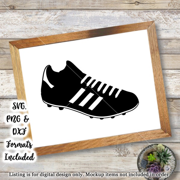 Soccer Cleat svg, Soccer svg, Sports svg, Shoe svg, Sneaker svg, Athletic Shoe svg, svg files for cricut, svg designs, svg silhouette, dxf